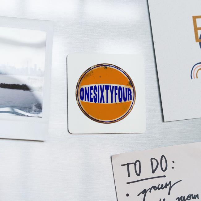 One Sixty Four --vintage auto inspired orange