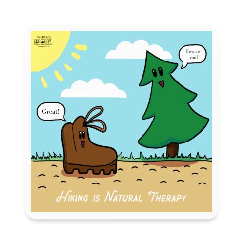 Natural therapy - Square Magnet