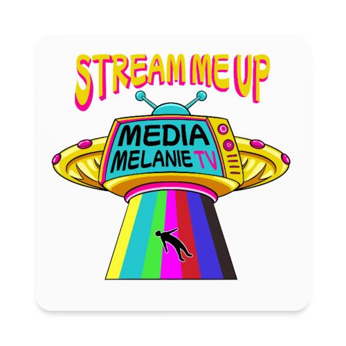 Stream Me Up | Streaming TV UFO - Color - Square Magnet