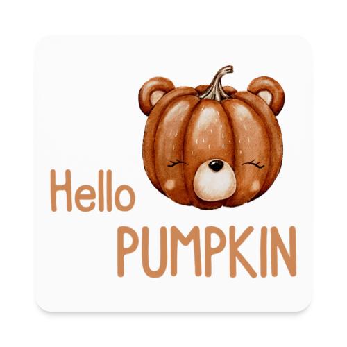 Hello Pumpkin - Square Magnet