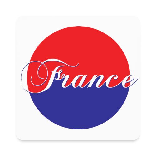 France Tricolore Circle - Square Magnet