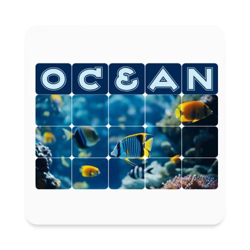 Ocean: Underwater Radiance - Square Magnet