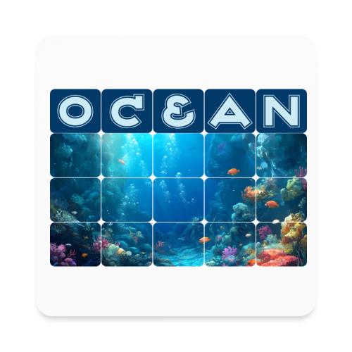 Ocean: Coral Carnival - Square Magnet