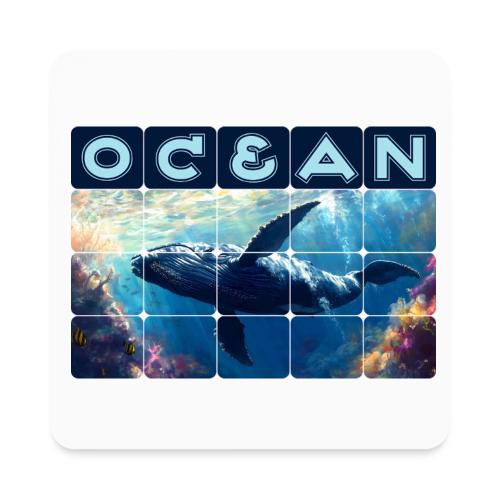 Ocean: Majestic Deep - Square Magnet