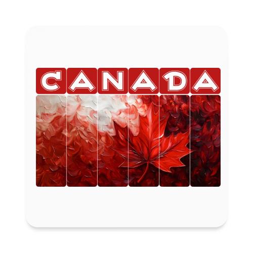 Canada Painted Pride - Square Magnet