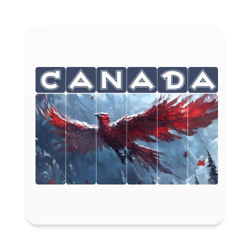 Canada Rising - Square Magnet