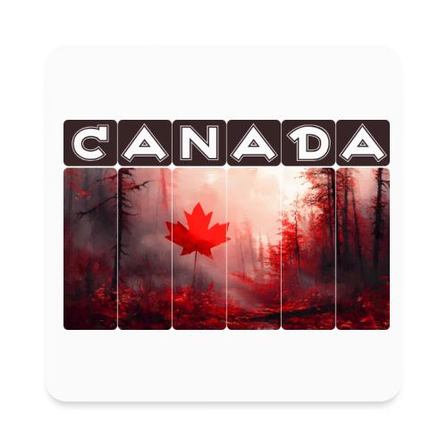Canada Nature Vibes - Square Magnet