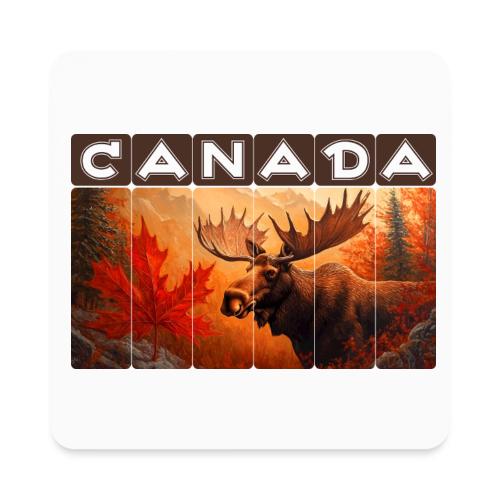 True North Canada - Square Magnet