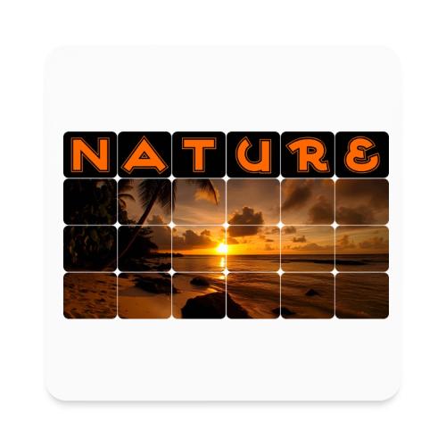 Nature: Golden Hour Escape - Square Magnet