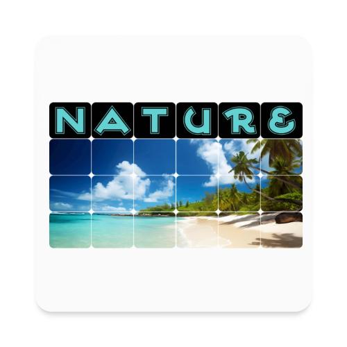 Nature: Island Bliss - Square Magnet