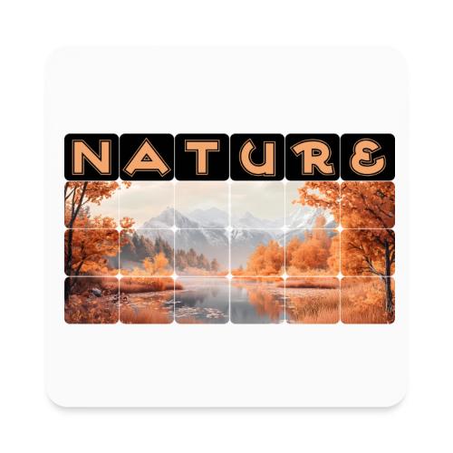 Nature: Autumn Glow - Square Magnet