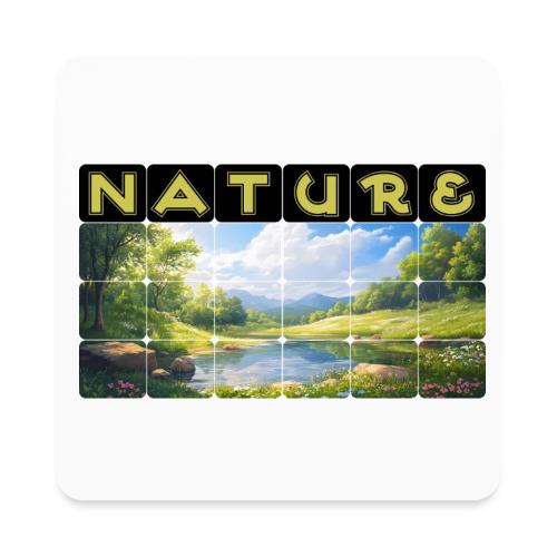 Nature: Springtime Serenity - Square Magnet