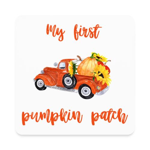 My first pumpkin patch - Square Magnet