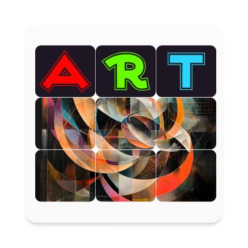 Fragments of Art - Square Magnet