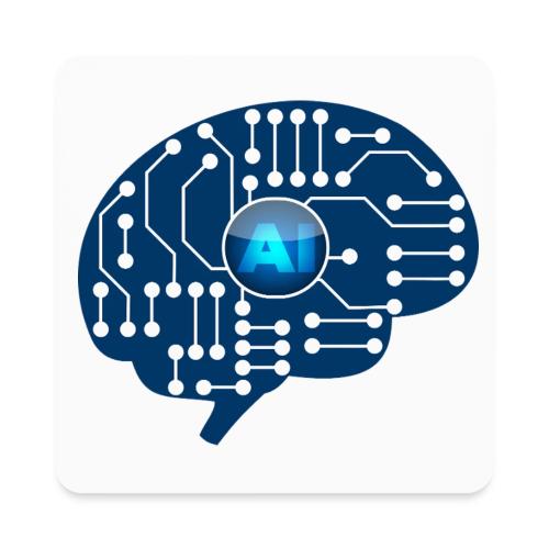 AI: Mind Wired - Square Magnet