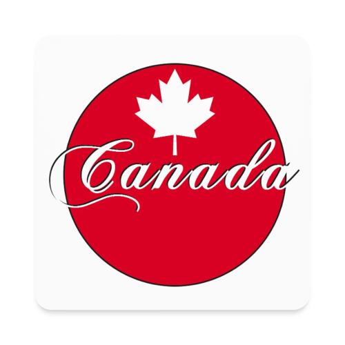 Canada in red and white - Square Magnet