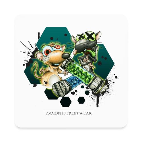 rats in love - Square Magnet