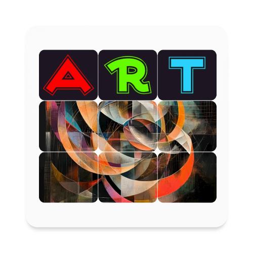 Fragments of Art - Square Magnet