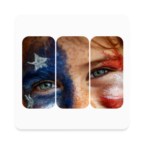 USA: Patriot Gaze - Square Magnet