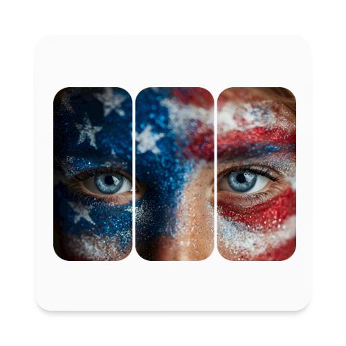 USA: Stars in Her Eyes - Square Magnet