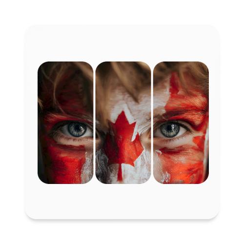 Canada: Maple Leaf Gaze - Square Magnet