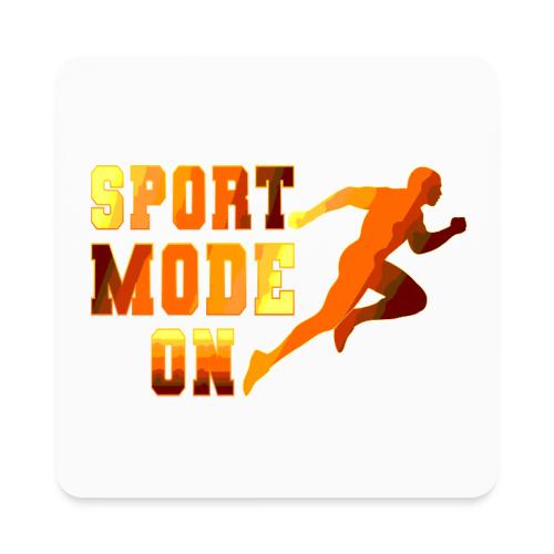 Sport Mode On - Square Magnet