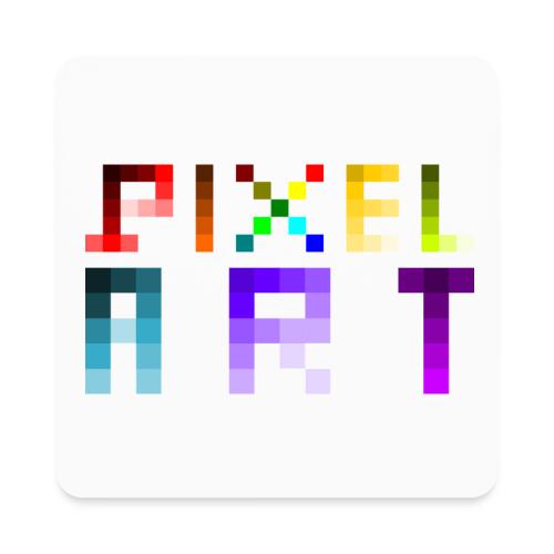 Pixel Art Spectrum - Square Magnet