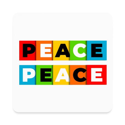 Colorful Peace - Square Magnet