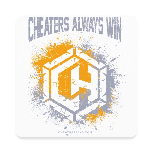 Cheaters Always Win Splash #2 - Square Magnet