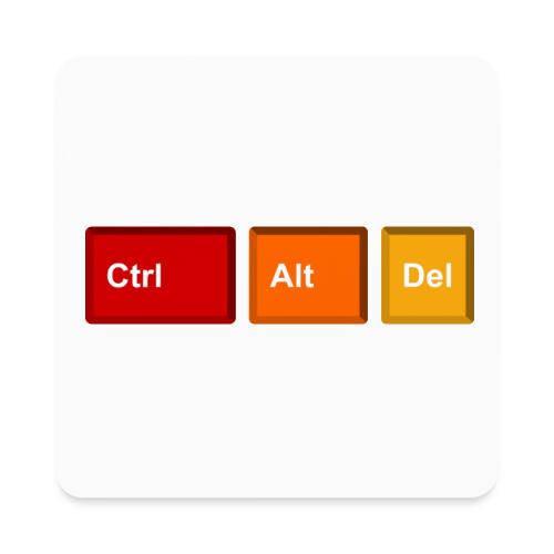 CTRL + ALT + DEL - Square Magnet