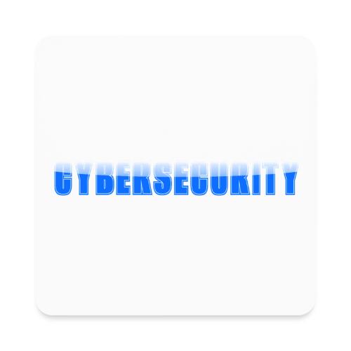 Cybersecurity Word Art Design - Square Magnet