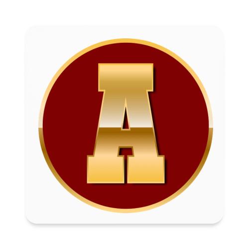 Letter A – Capital Varsity Alphabet Monogram - Square Magnet