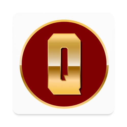 Letter Q – Capital Varsity Alphabet Monogram - Square Magnet
