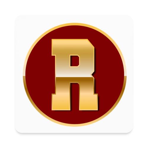 Letter R – Capital Varsity Alphabet Monogram - Square Magnet