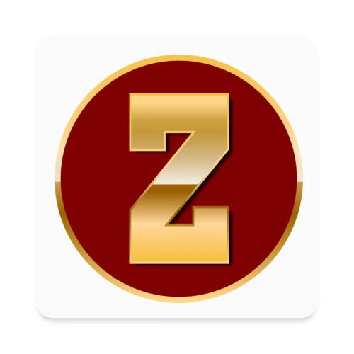 Letter Z – Capital Varsity Alphabet Monogram - Square Magnet