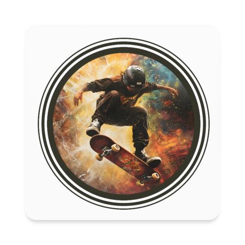 Skateboarding Flow - Square Magnet
