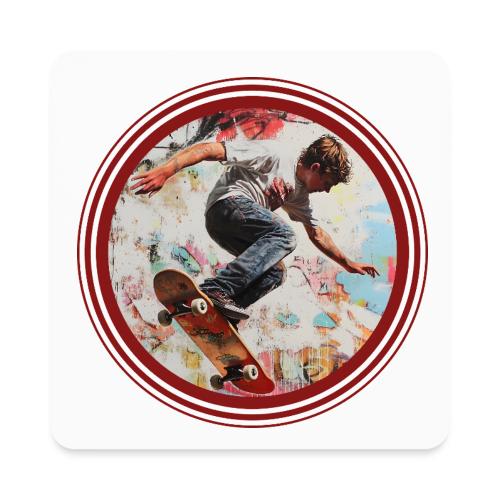 Skateboarding is Life - Square Magnet