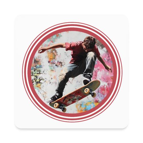 Skateboarding Soul - Square Magnet