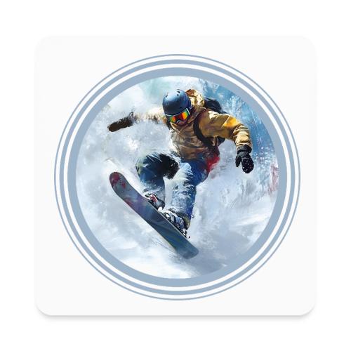 Snowboarding Life - Square Magnet