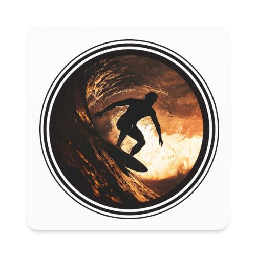 Surfing Spirit - Square Magnet