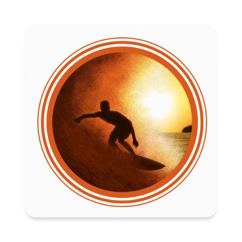 Surfing Vibes - Square Magnet