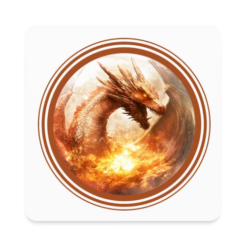 Dragon's Wrath - Square Magnet
