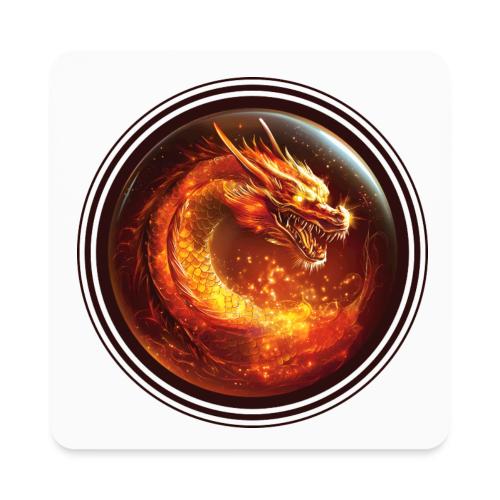 Shadow Dragon Rise - Square Magnet