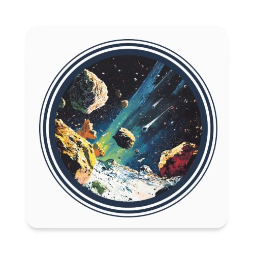 Celestial Collision - Square Magnet