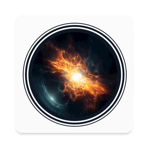 Supernova: cosmic explosion - Square Magnet