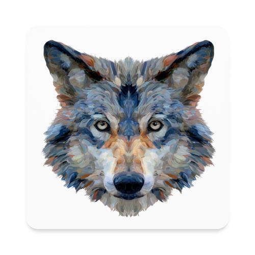 Wolf: Chromatic Wild Gaze - Square Magnet