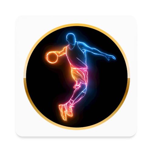 Basketball: Slam Dunk Afterglow - Square Magnet