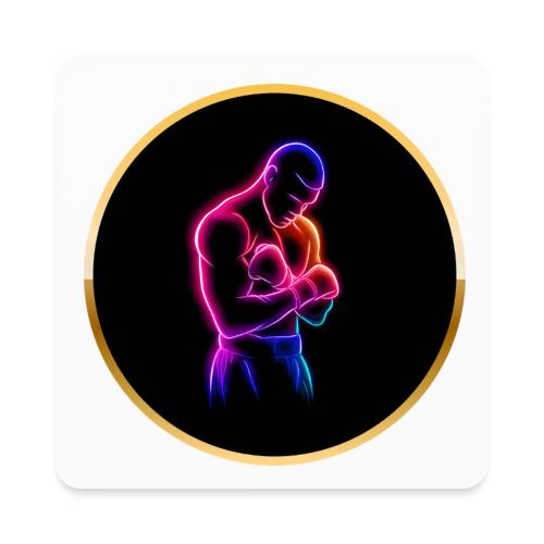 Boxing: Neon Power Guard - Square Magnet