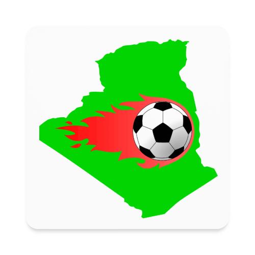 Algerian Football Fire - Square Magnet
