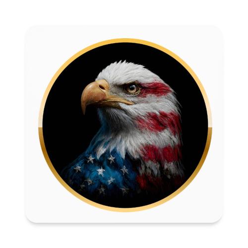 USA: Liberty Emblem - Square Magnet
